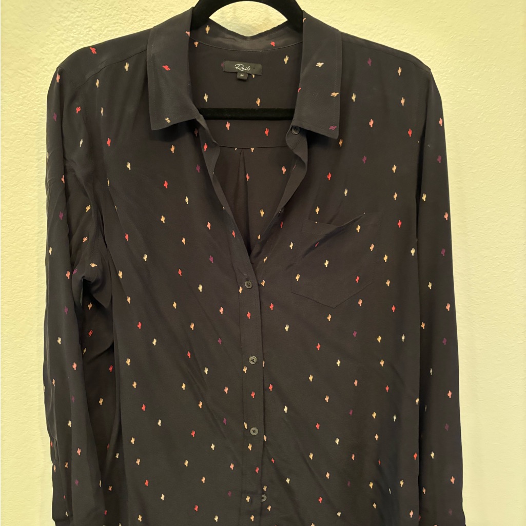 Rails Silk Button Down